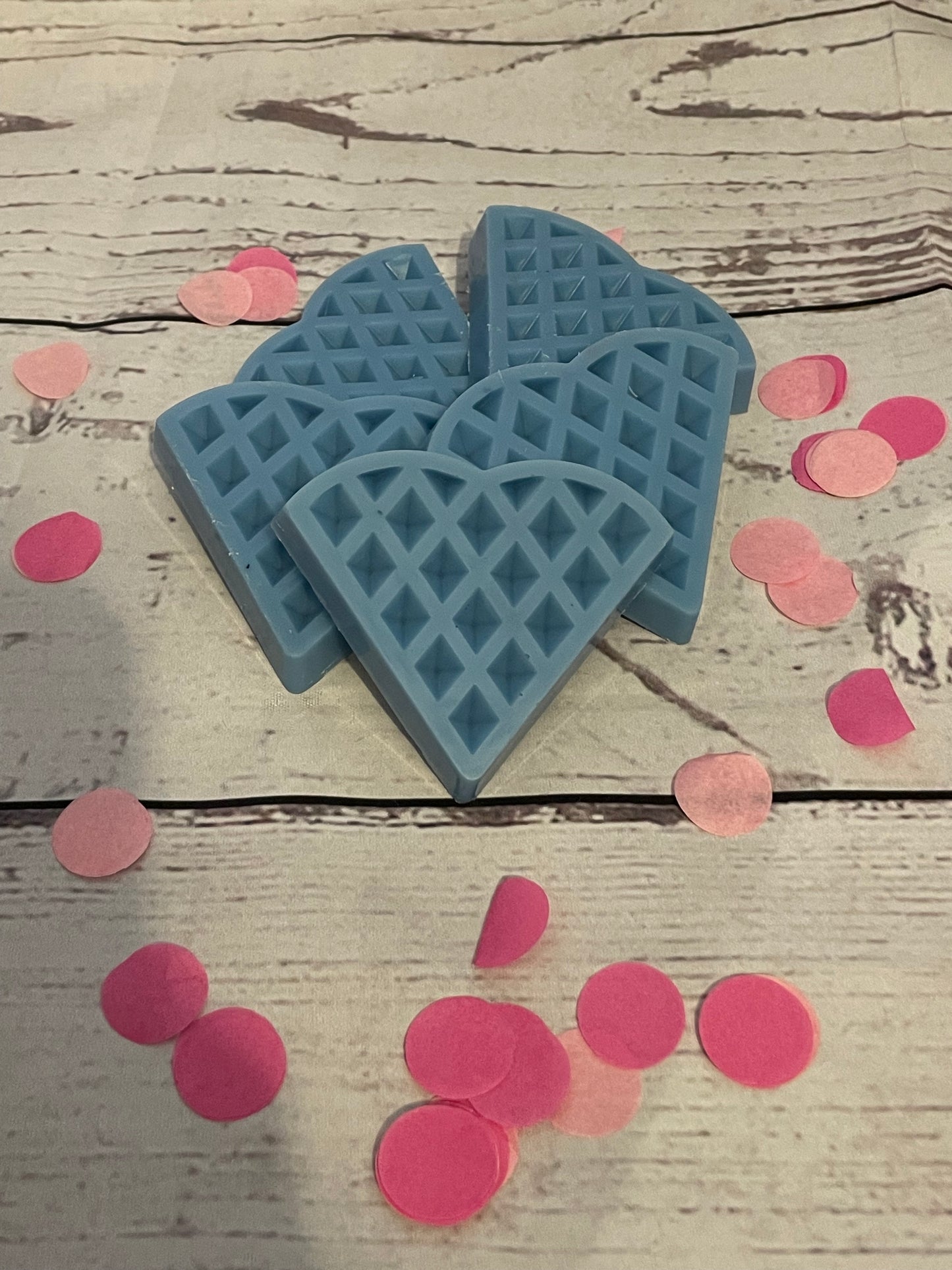 laundry wax melt waffle